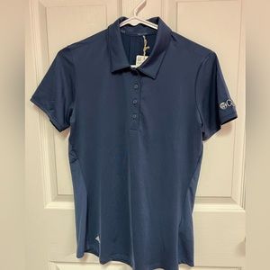 NWT!! Women's adidas Ultimate365 navy Golf Polo size SMALL
